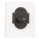 Kwikset Austin Venetian Bronze Single Cylinder Deadbolt featuring SmartKey Security with Microban Antimicrobial Technology