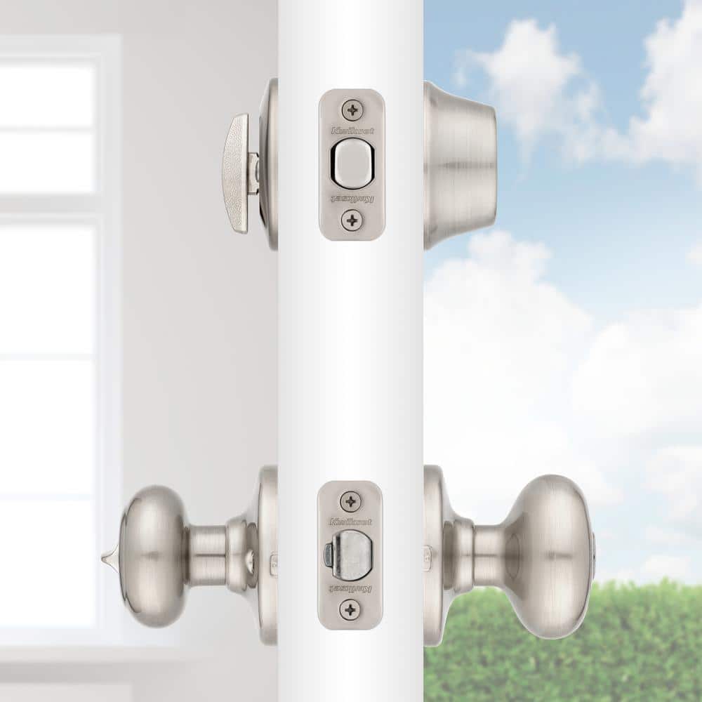 Kwikset Cove Satin Nickel Single-Cylinder Deadbolt Combo Pack (2-Pack)