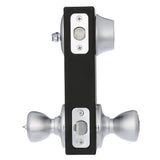 Kwikset Tylo Satin Chrome Single Cylinder Entry Door Knob & Deadbolt Combo Pack