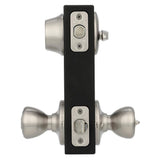 Kwikset Tylo Satin Nickel Door Knob Combo Pack with SmartKey Security & Microban Antimicrobial