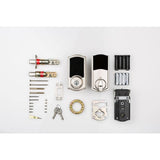 Kwikset Premis Touchscreen Smart Lock, Satin Nickel Single Cylinder Electronic Deadbolt with SmartKey Security