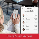 Kwikset Halo Satin Nickel Electronic Smart Lock Deadbolt Feat SmartKey Security Touchscreen and WiFi and San Clemente Handleset