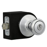 Kwikset Tylo Satin Chrome Keyed Entry Door Knob