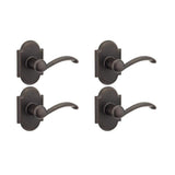 Kwikset Austin Venetian Bronze Passage Hall/Closet Door Lever (4-Pack)