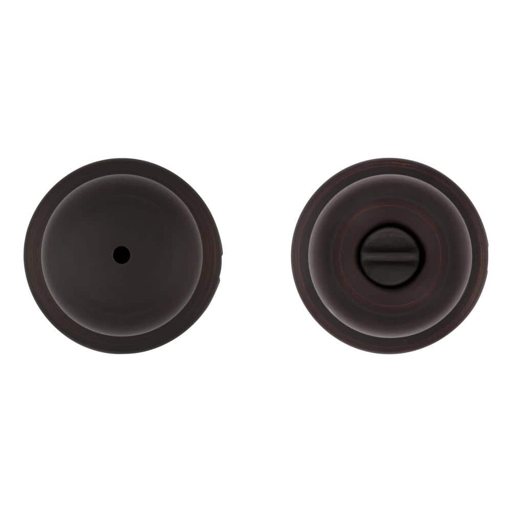 Kwikset Cove Venetian Bronze Privacy Bed/Bath Door Knob