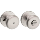 Kwikset Juno Satin Nickel Privacy Bed/Bath Door Knob