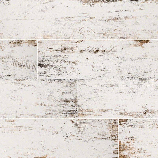 MSI Vintage Lace 7.87 in. x 35.5 in. Matte Porcelain Wood Look Floor and Wall Tile (14 sq. ft./Case)