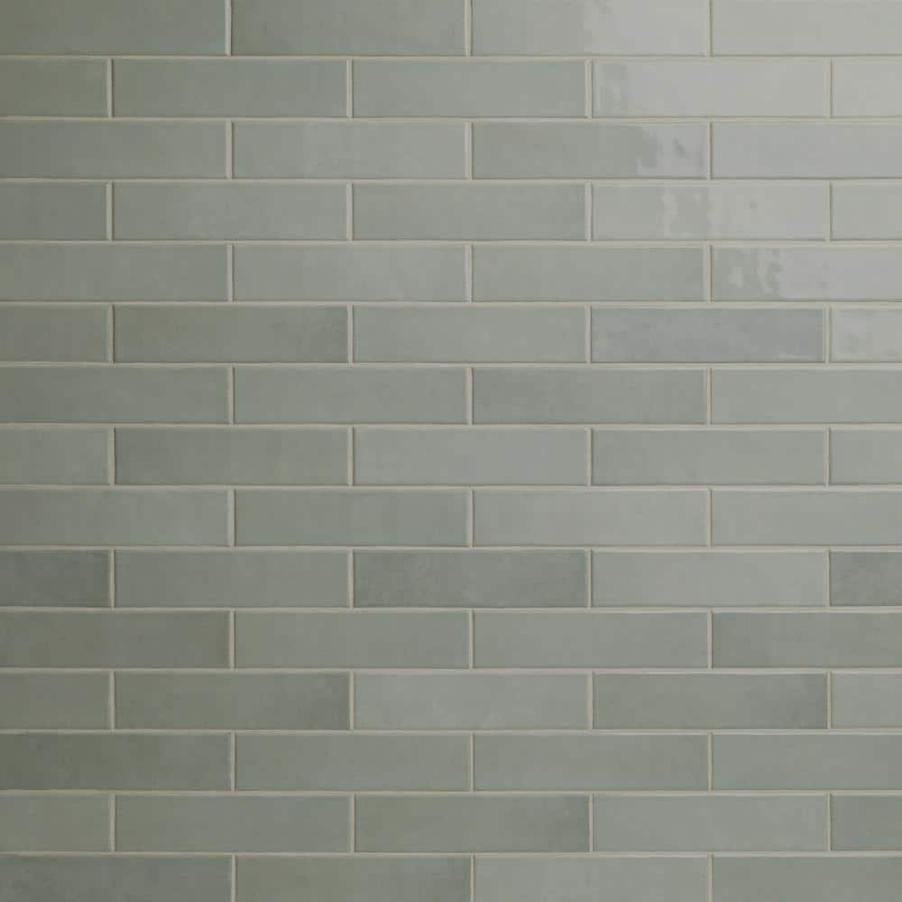 MSI Lakeview Jade 3 in. x 12 in. Glossy Ceramic Wall Tile (5.5 sq. ft./Case)