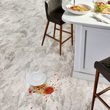 STAINMASTER (Sample) Grove Park Marble Waterproof Marble-Look Glue-Down Sheet Vinyl