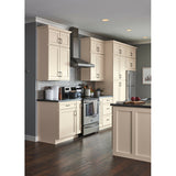 Diamond NOW Caspian 36-in W x 30-in H x 12-in D TrueColor Toasted Antique Door Wall Stock Cabinet