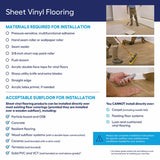 STAINMASTER (Sample) Grove Park Marble Waterproof Marble-Look Glue-Down Sheet Vinyl