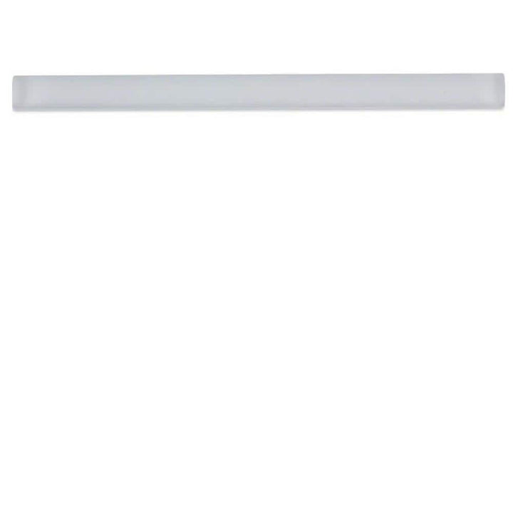 Ivy Hill Tile Ivory 3/4 in. x 12 in. Glass Pencil Liner Trim Wall Tile
