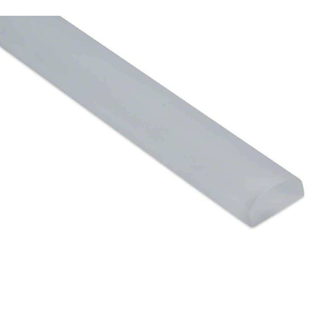 Ivy Hill Tile Ivory 3/4 in. x 12 in. Glass Pencil Liner Trim Wall Tile