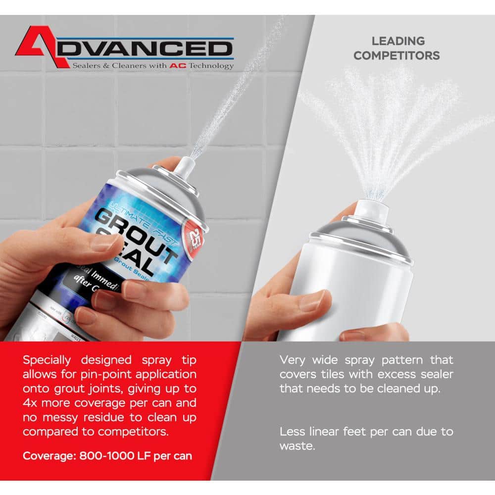 LayorCare Ultimate 15 oz. Inverted Aerosol Grout Sealer- Solvent Base
