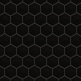 Merola Tile Metro Hex 2 in. Matte 11-1/8 in. x 12-5/8 in. Black Porcelain Mosaic (9.64 sq. ft. / Case)