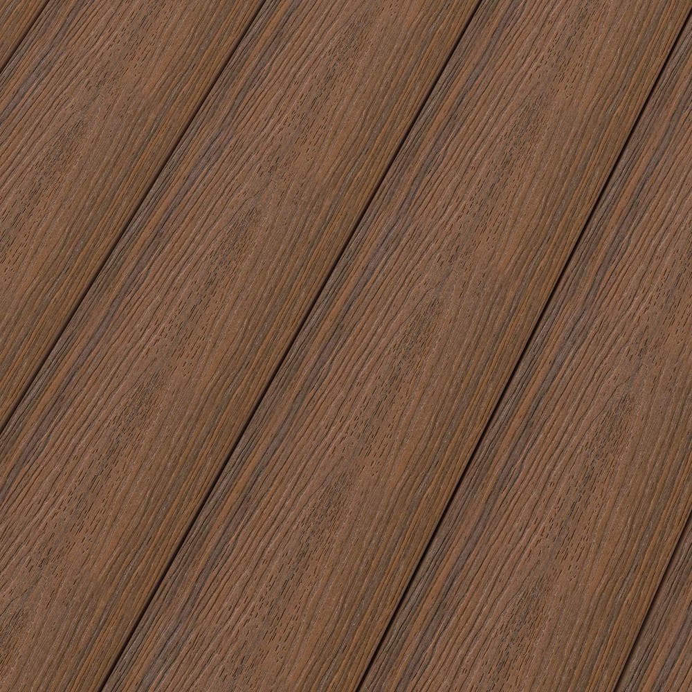 NewTechWood Monarch Series Composite Decking Board - Emperor Leather Brown