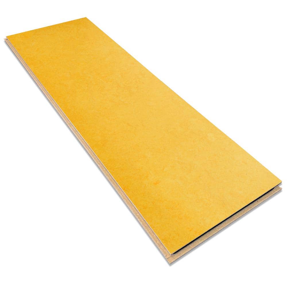 Marmoleum Cinch Loc Seal Lemon Zest 9.8 mm Thick x 11.81 in. Wide X 35.43 in. Length Laminate Floor Tile (20.34 sq. ft/Case)