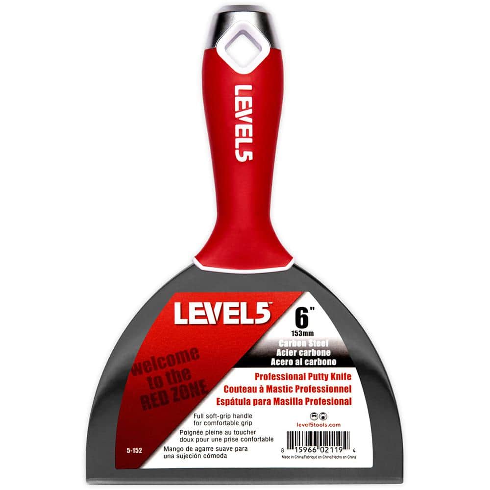 Level 5 6 in. Carbon Steel Joint Knife with Hammerend