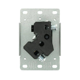 Leviton 30 Amp Flush Mount Shallow Single Outlet, Black (NEMA TT-30R)