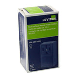 Leviton 50 Amp Surface-Mount Single Outlet, NEMA 14-50R, Black