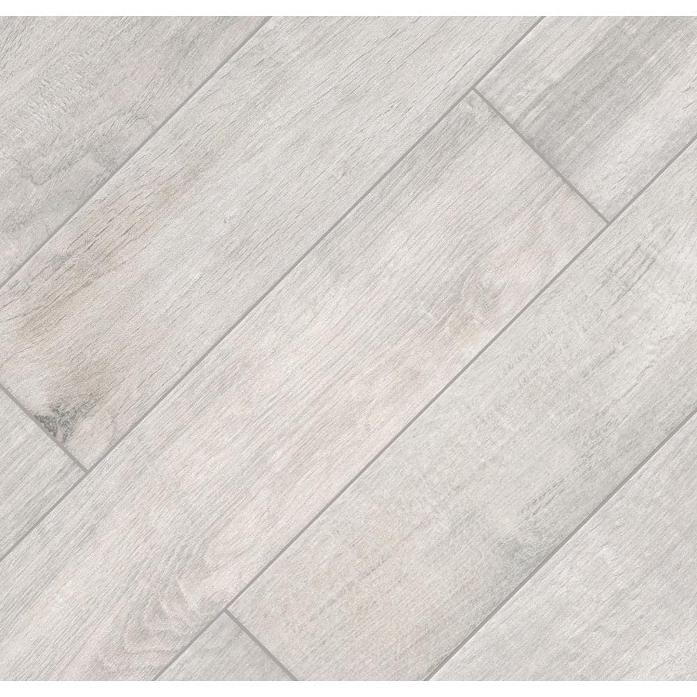 MSI Westwood Liath Gray 8 in. x 24 in. Matte Porcelain Wood Look Floor and Wall Tile (11.97 sq. ft./Case)