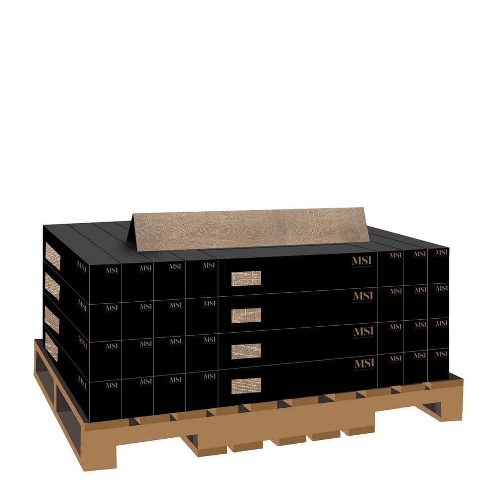 MSI Liberty Mound White Oak XXL 5/8 in. T X 9.45 in.W Tongue and Groove Engineered Hardwood Flooring(1363.92 sq. ft./pallet)