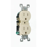 Leviton 15 Amp Tamper-Resistant Duplex Outlet, Light Almond (10-Pack)