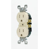 Leviton 15 Amp Tamper-Resistant Duplex Outlet, Light Almond (10-Pack)