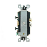Leviton 15 Amp Tamper-Resistant Combination Switch/Outlet, Light Almond