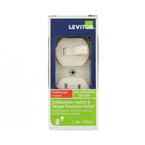 Leviton 15 Amp Tamper-Resistant Combination Switch/Outlet, Light Almond
