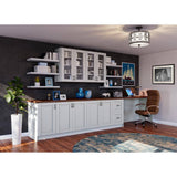 J COLLECTION Cumberland Light Gray Shaker Assembled Cooktop Base Kitchen Cabinet with False Front (36 in. W x 34.5 in. H x 24 in. D)