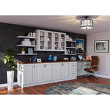 J COLLECTION Cumberland Light Gray Shaker Assembled Base Window Seat Kitchen Cabinet (30 in. W x 14.50 in. H x 24 in. D)