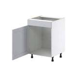 J COLLECTION Cumberland Light Gray Shaker Assembled Sink Base Kitchen Cabinet with a False Front (24 in. W x 34.5 in. H x 24 in. D)