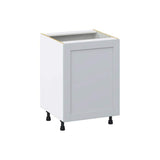 J COLLECTION Cumberland Light Gray Shaker Assembled Sink Base Kitchen Cabinet w/ Full Height Door (24 in. W x 34.5 in. H x 24 in. D)