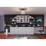 J COLLECTION Cumberland Light Gray Shaker Assembled Sink Base Kitchen Cabinet w/ Full Height Door (24 in. W x 34.5 in. H x 24 in. D)