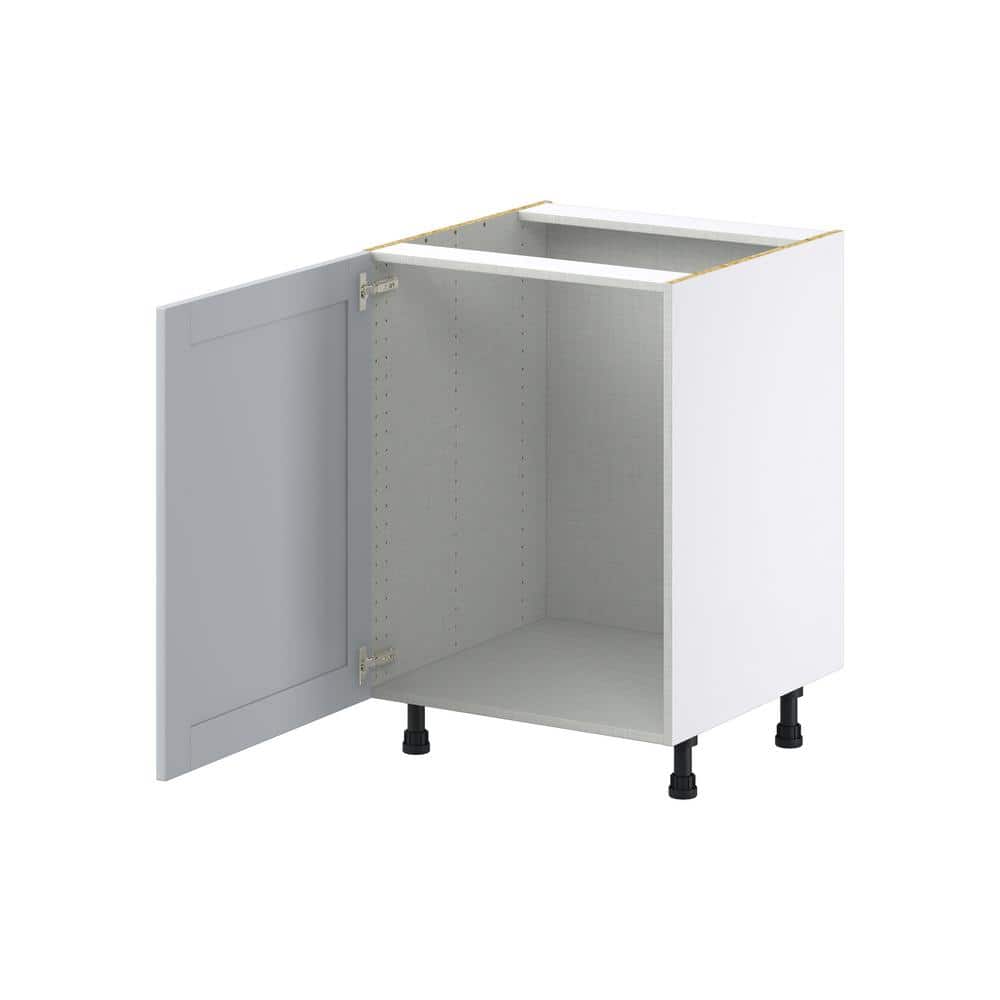 J COLLECTION Cumberland Light Gray Shaker Assembled Sink Base Kitchen Cabinet w/ Full Height Door (24 in. W x 34.5 in. H x 24 in. D)