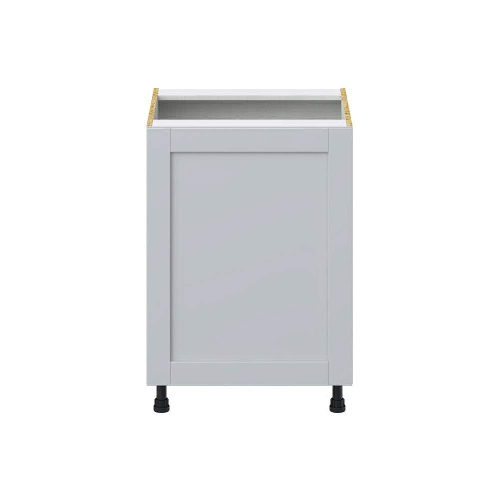 J COLLECTION Cumberland Light Gray Shaker Assembled Sink Base Kitchen Cabinet w/ Full Height Door (24 in. W x 34.5 in. H x 24 in. D)