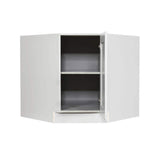 LIFEART CABINETRY Anchester Assembled 36x34.5x24 in. Base Diagonal Cabinet in Light Gray