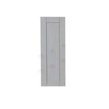 LIFEART CABINETRY Anchester Assembled 12x42x12 in. Wall Cabinet with 1 Door 3 Shelves in Light Gray