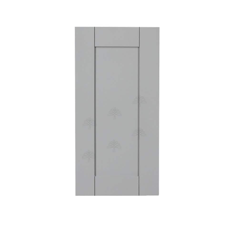 LIFEART CABINETRY Anchester Assembled 21x30x12 in. Wall Cabinet with 1 Door 2 Shelves in Light Gray