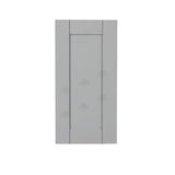 LIFEART CABINETRY Anchester Assembled 21x30x12 in. Wall Cabinet with 1 Door 2 Shelves in Light Gray
