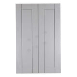 LIFEART CABINETRY Anchester Assembled 33x42x12 in. Wall Cabinet with 2 Doors 3 Shelves in Light Gray