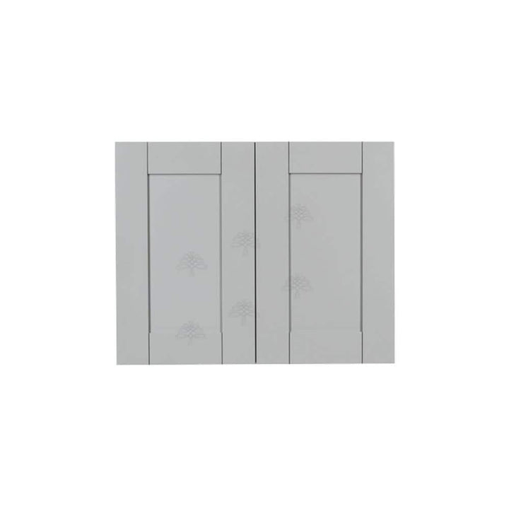 LIFEART CABINETRY Anchester Assembled 36x21x24 in. Wall Cabinet with 2 Doors 1 Shelf in Light Gray