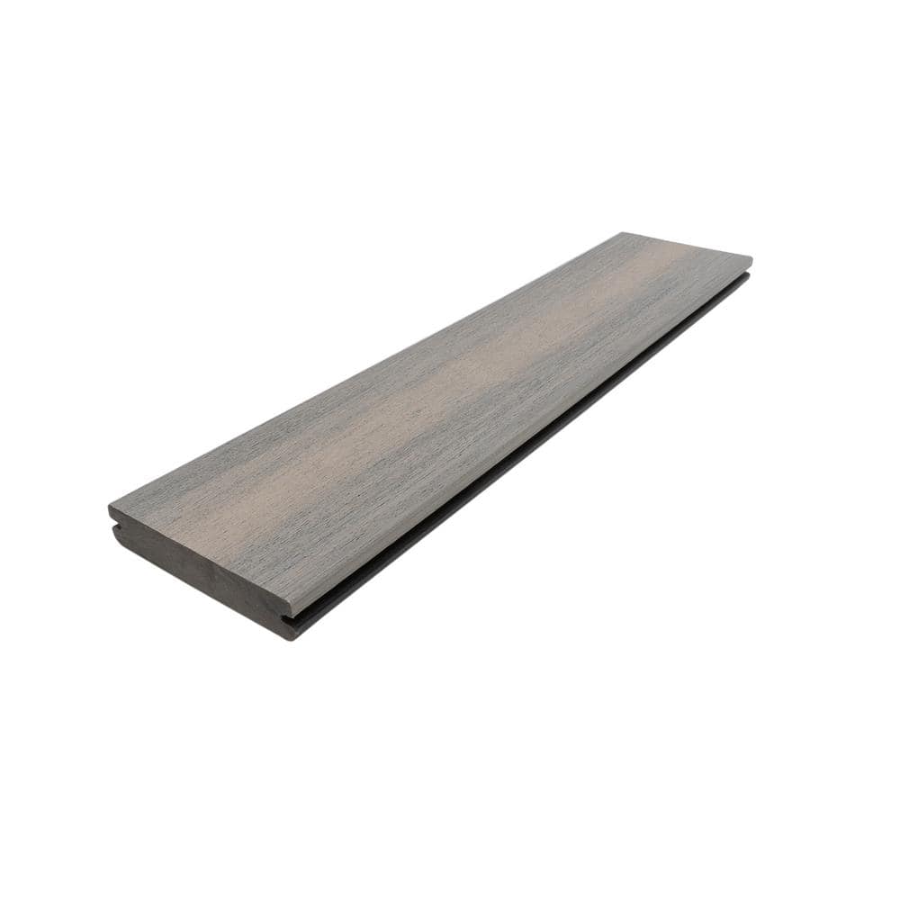 MoistureShield Meridian CoolDeck Catalina 1 in. x 5.4 in. x 20 ft. Groove Capped Composite Decking 10-Piece H-Pack