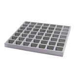 Wellco Fiberglass Molded Grating Composite for Floors Outdoor Drain Cover, 1.5 x 1.5 x 1 in., 10.6 x 10.6 in., Gray, Gritted