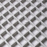 Wellco Fiberglass Molded Grating Composite for Floors Outdoor Drain Cover Deck Tile, 1.5x1.5x1in, 1x1ft, Gray, Gritted