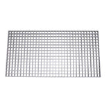Wellco Fiberglass Molded Grating Composite for Floors Outdoor Drain Cover Deck Tile, 1.5x1.5x1in, 2x4ft, Gray, Gritted