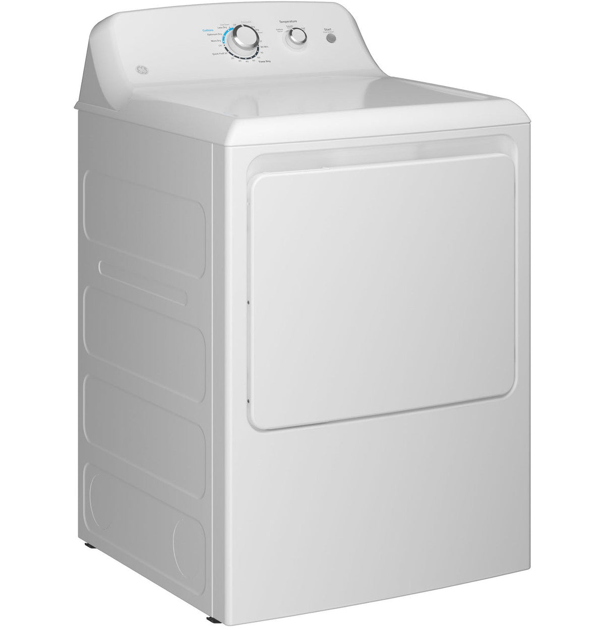 GE 6.2-cu ft Electric Dryer (White)