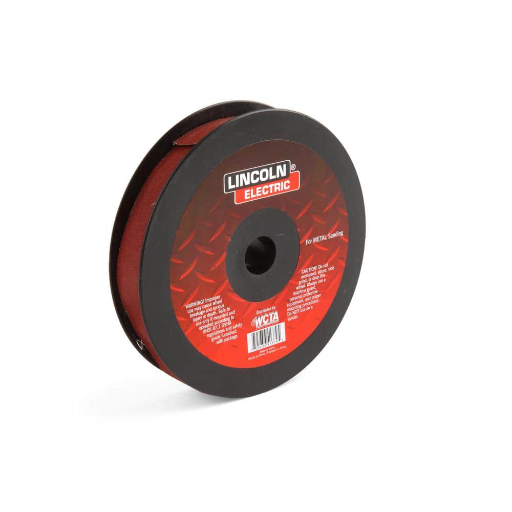 Lincoln Electric 1 in. x 25-Yard 180-Grit Emery Cloth Roll