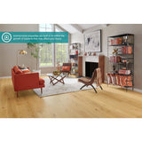 Pergo Defense+ Linen Oak 3/8 in. T x 7.5 in. W Click Lock W Brushed Distressed Engineered Hardwood Flooring (24.5 sq.ft./case)
